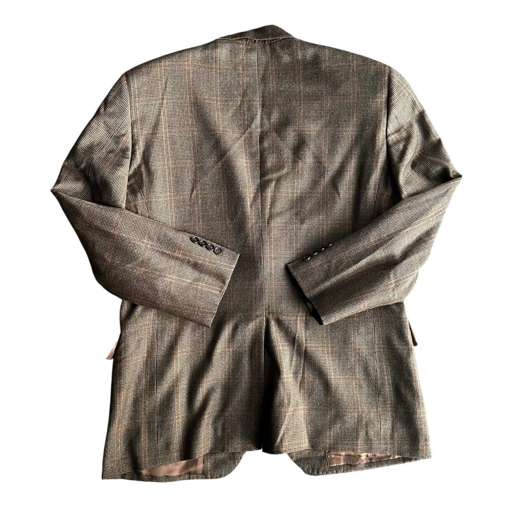 Brooks Brothers Sport Coat Mens 40S Brown 1818 Fitzgerald EThomas Wool Cashmere - Picture 4 of 13